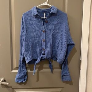 FREE PEOPLE LONG SLEEVE SHIRT